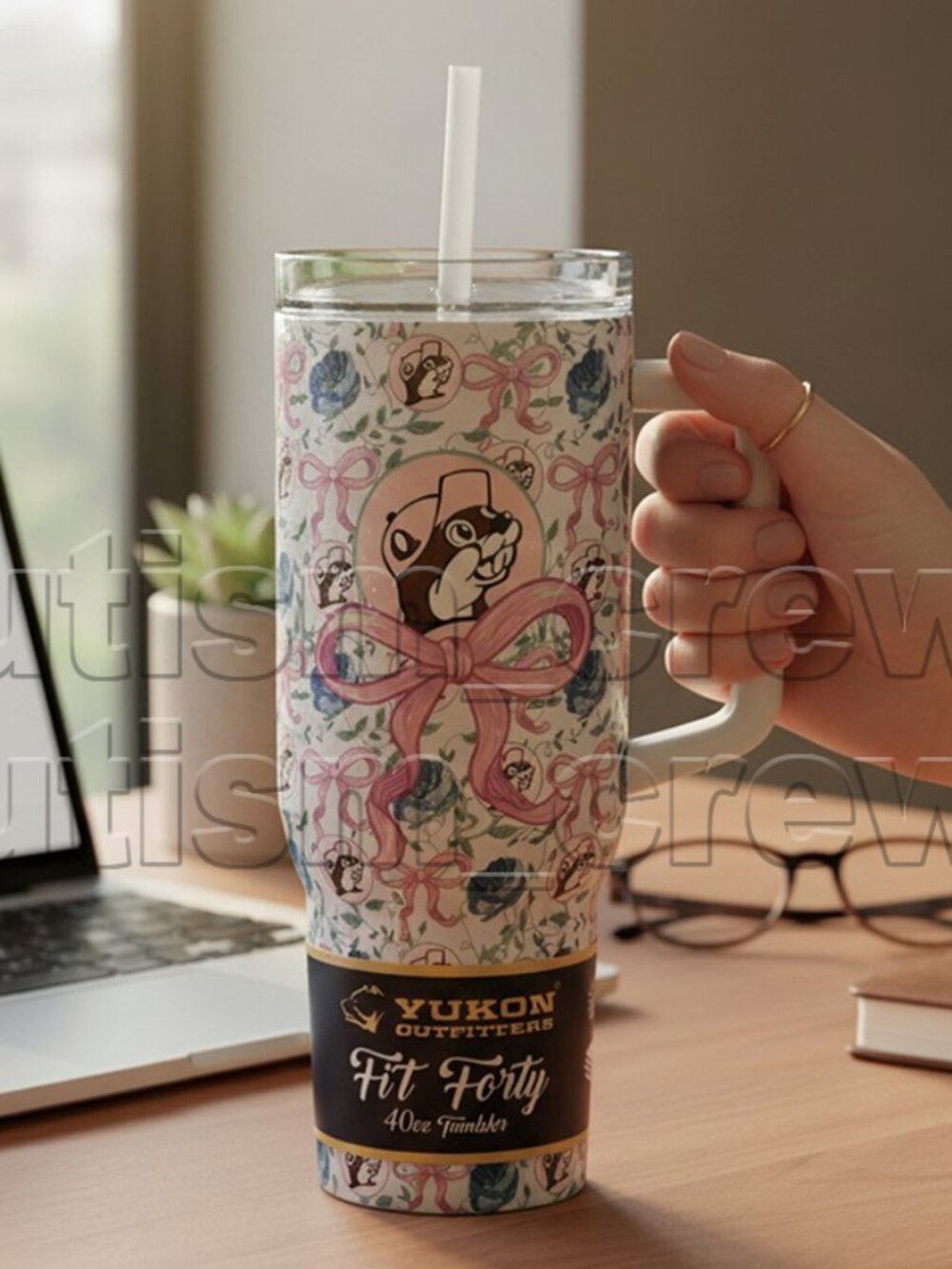 2/$90 💥🆕 Buc-ee's 2026 SPRING FLORAL 40 oz Yukon Tumbler | 6947